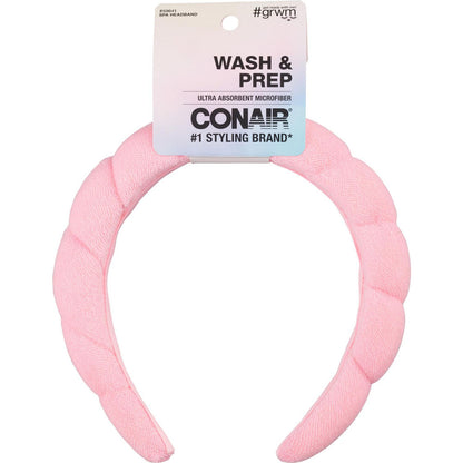 CONAIR Spa Bubble Polyester Headband - Pink