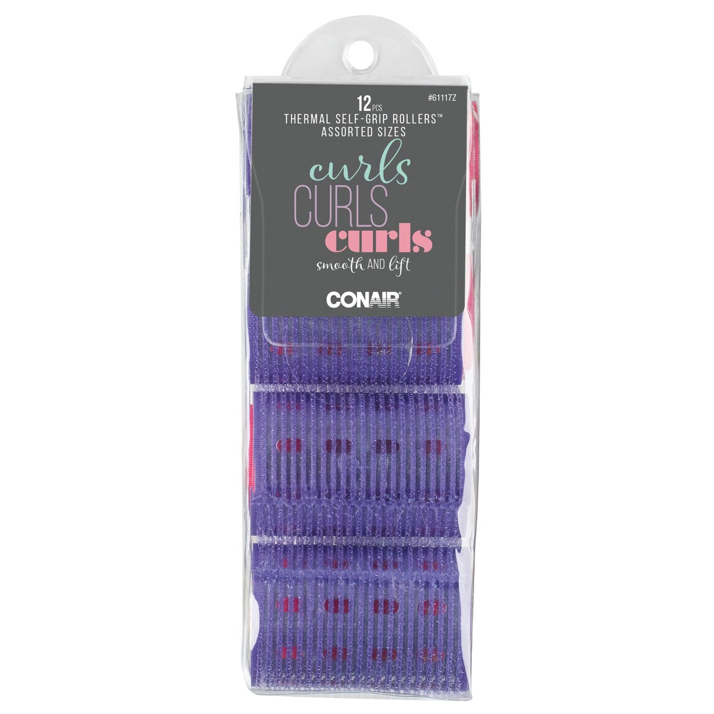CONAIR Styling Essentials Self Grip Rollers - Large, 4 count