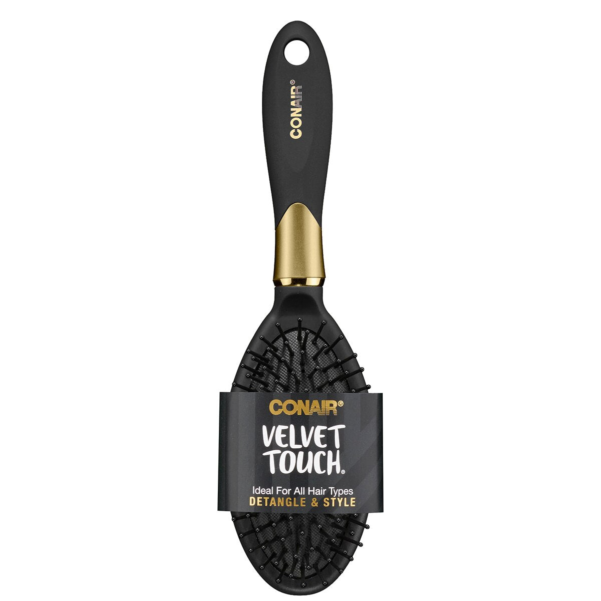 CONAIR Velvet Touch Soft Handle Paddle Brush - Assorted