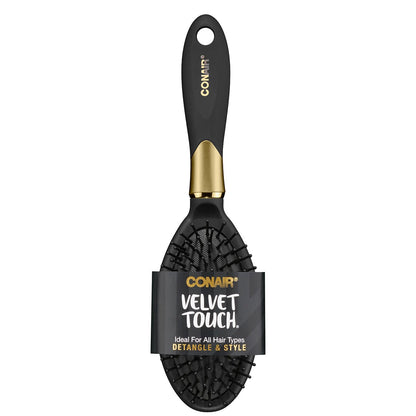 CONAIR Velvet Touch Soft Handle Paddle Brush - Assorted