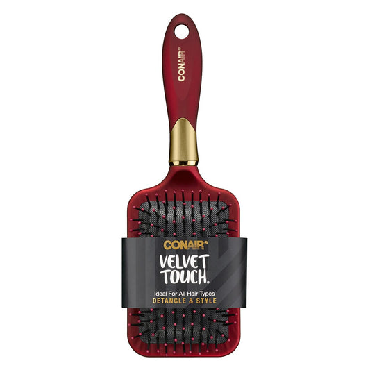 CONAIR Velvet Touch Soft Handle Paddle Brush - Assorted
