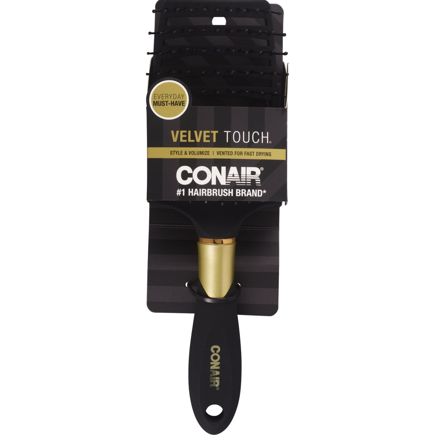 CONAIR Velvet Touch Vented Porcupine Hair Brush - Assorted