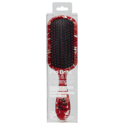 CONAIR The Knot Dr. Pro Brite Wet & Dry Detangler Hair Brush - Assorted Prints