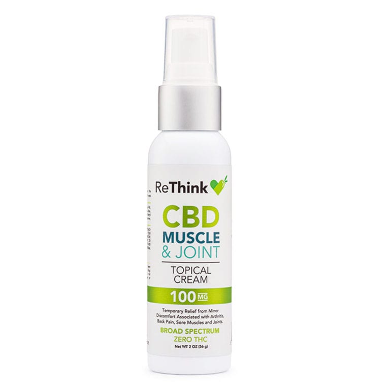 RETHINK CBD PAIN CRM PUMP 100MG