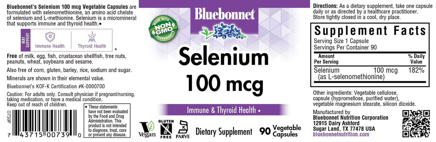 NAT B SELENIUM 200MCG TB 100