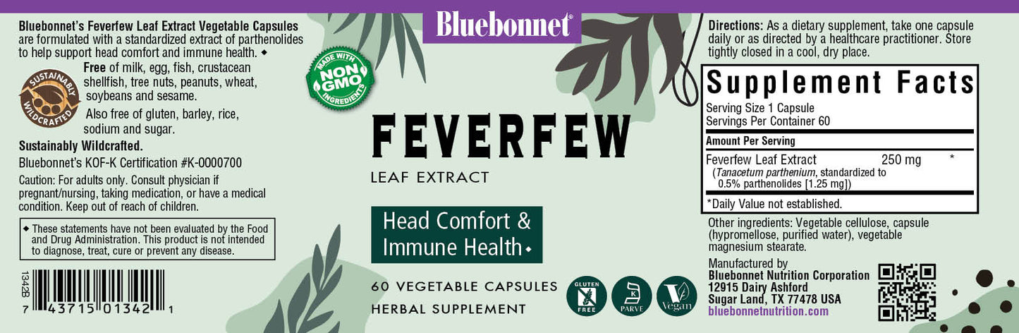 NATURE'S ANSWER AF FEVERFEW LEAF