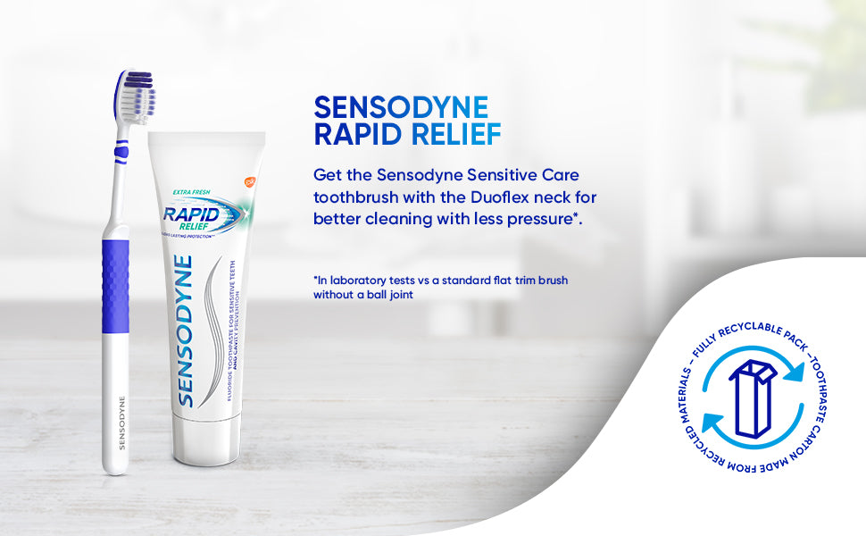 SENSODYNE RAPID RELIEF FRESH T/P 3.4 OZ