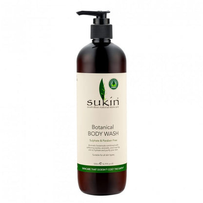 SUKIN BODY WASH,BOTANICAL