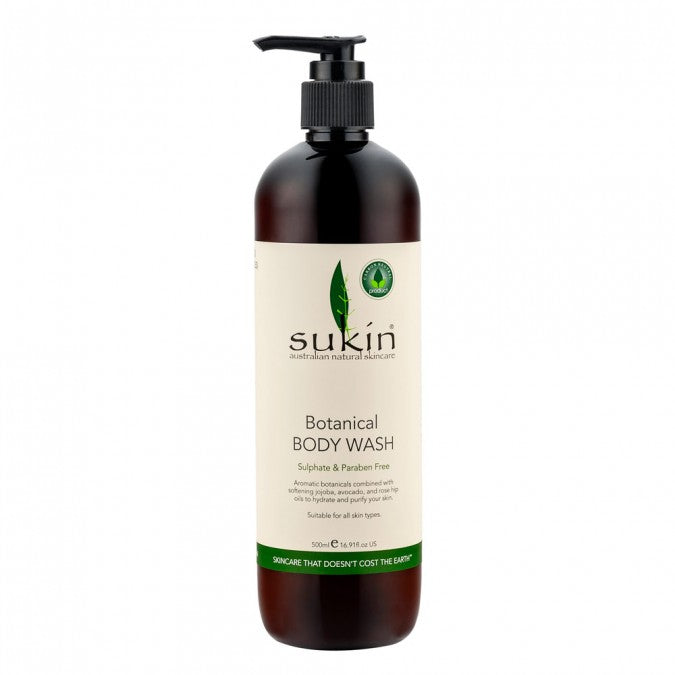 SUKIN BODY WASH,BRGMOT PATCHLI