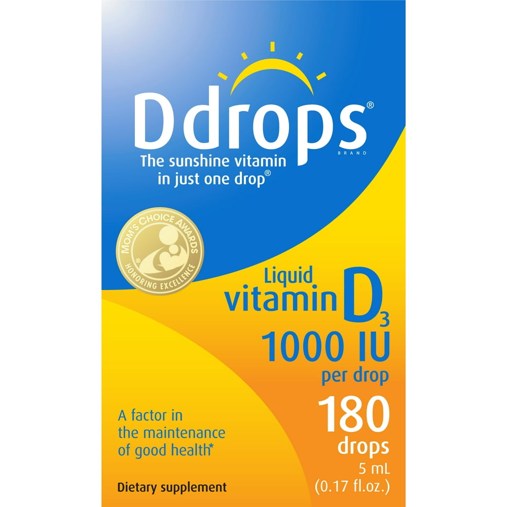 DDROPS VIT D 1000IU 180 DROP 0.17OZ