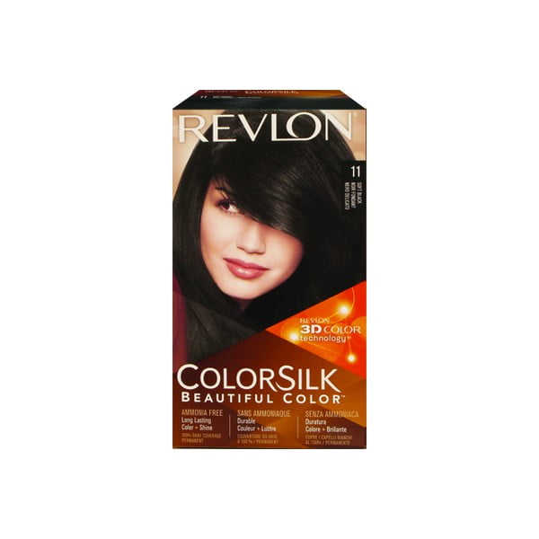 REVLON COLORSILK 11 SOFT BLACK H/C 1CT