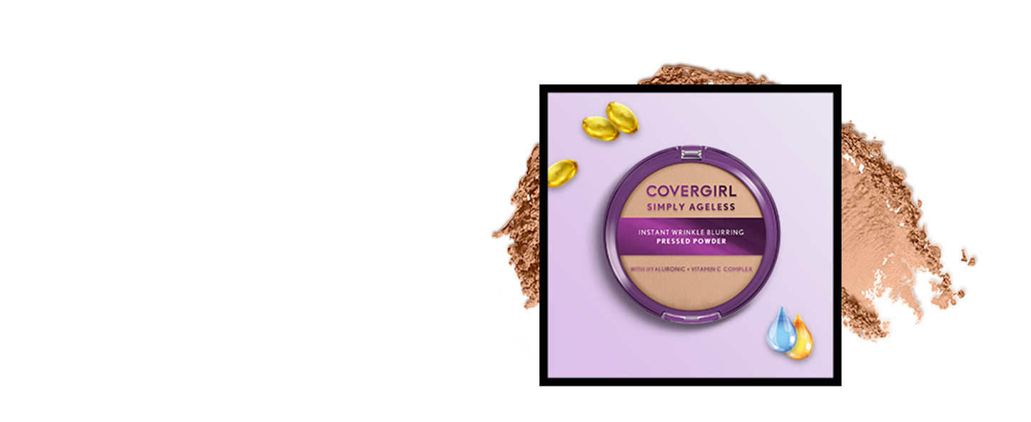 COVERGIRL Simply Ageless Instant Wrinkle Blurring Pressed Powder - 210 Classic Ivory