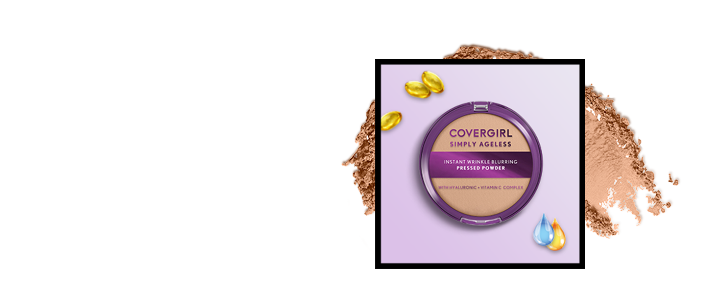COVERGIRL Simply Ageless Instant Wrinkle Blurring Pressed Powder - 210 Classic Ivory