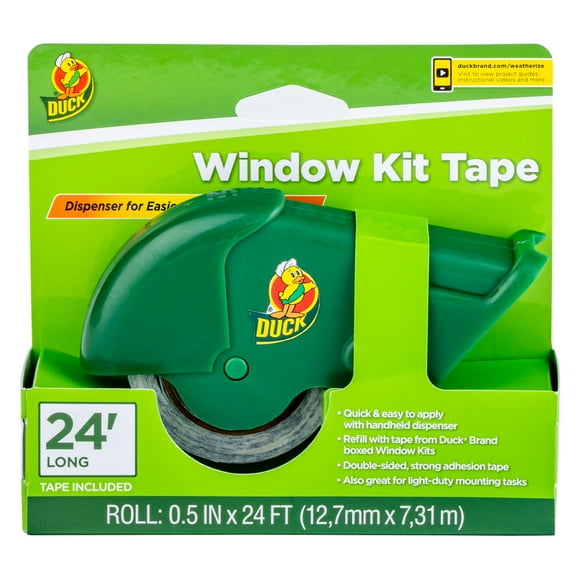 DUCK Permanent Mounting Tape - White, 0.75" x 60"