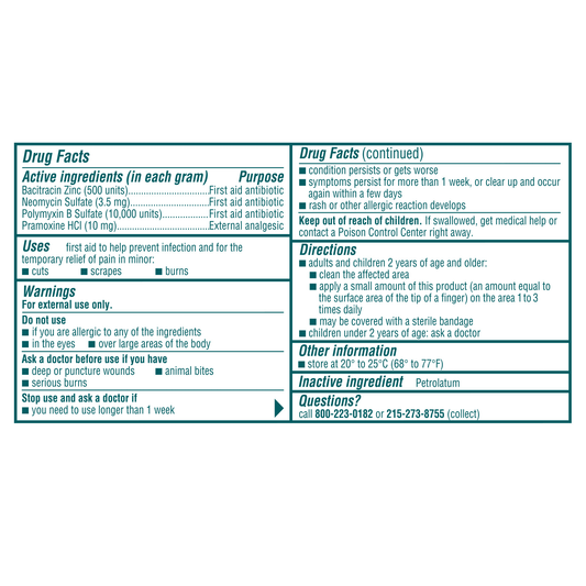 NEOSPORIN PLUS PRLF OI 14.2GM MS