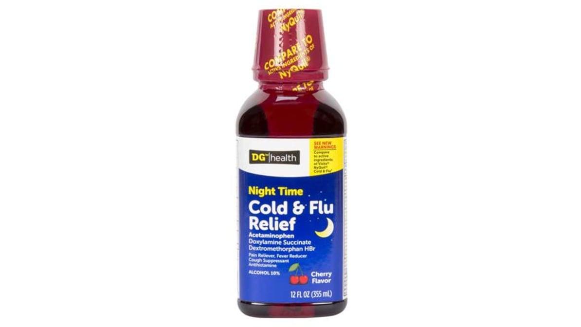 GNP NIGHT TIME COLD & FLU SGC 24