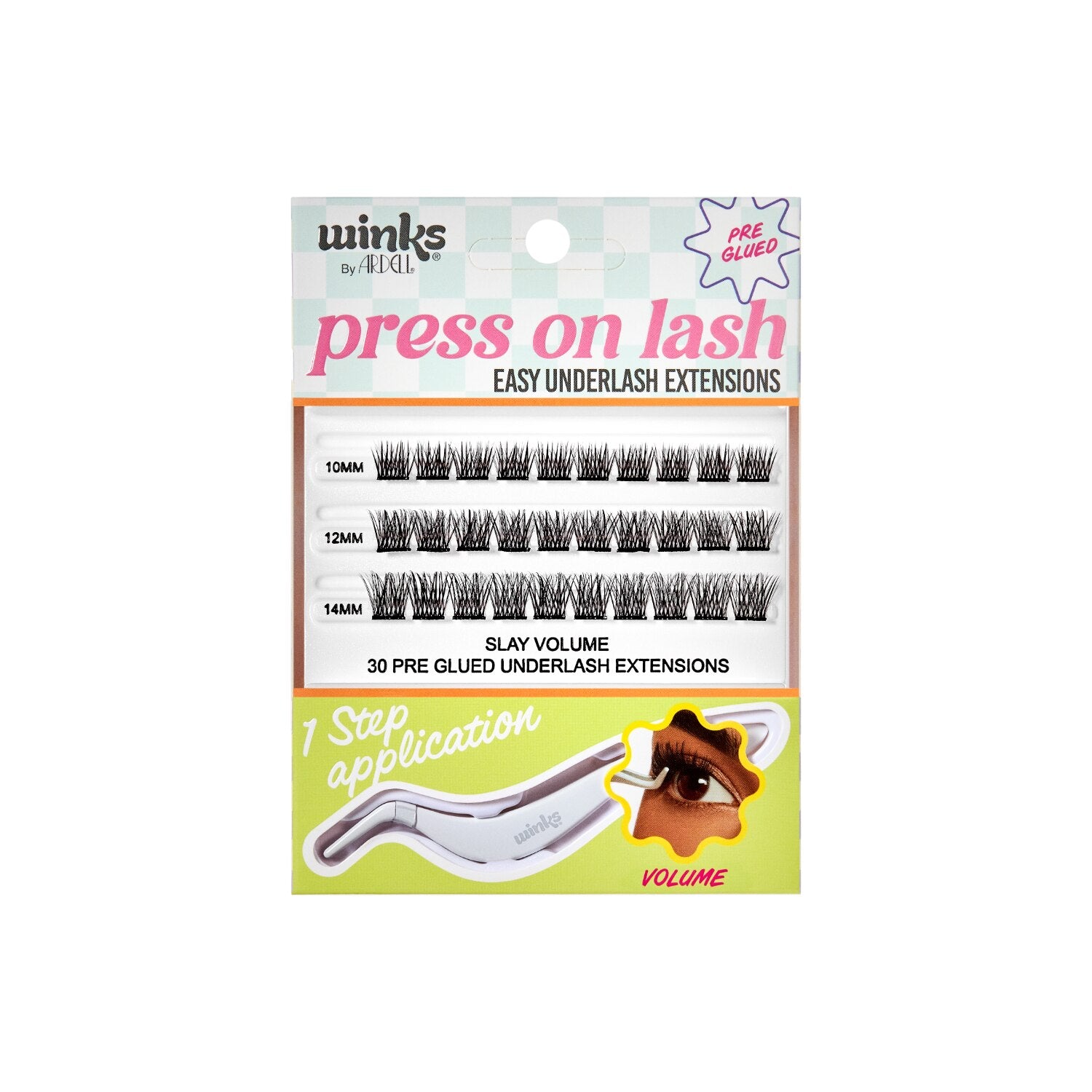 Ardell Press On Underlash Extensions - Wispies Natural, 30 count