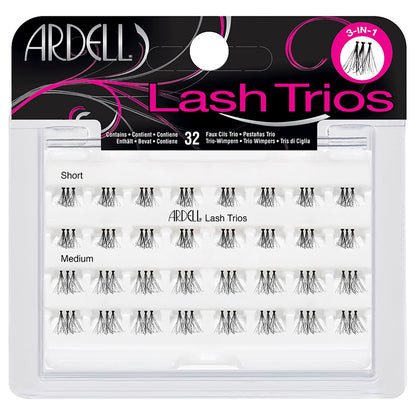 Ardell Lash Trios Individual Lashes, 32 count