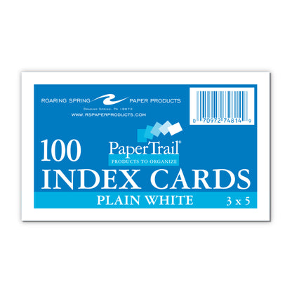 iScholar Unruled Index Cards Count 100