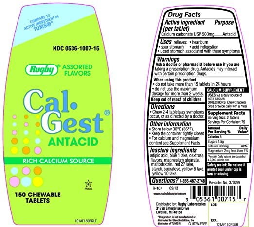 CAL-GEST MULT FLAVOR CHW 150 RUGBY