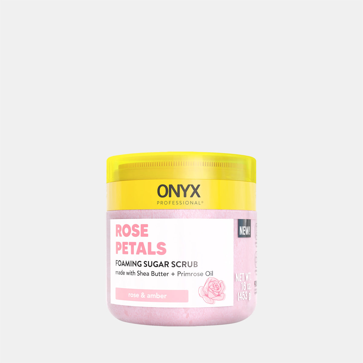 ONYX Foaming Sugar Scrub - Rose Petals