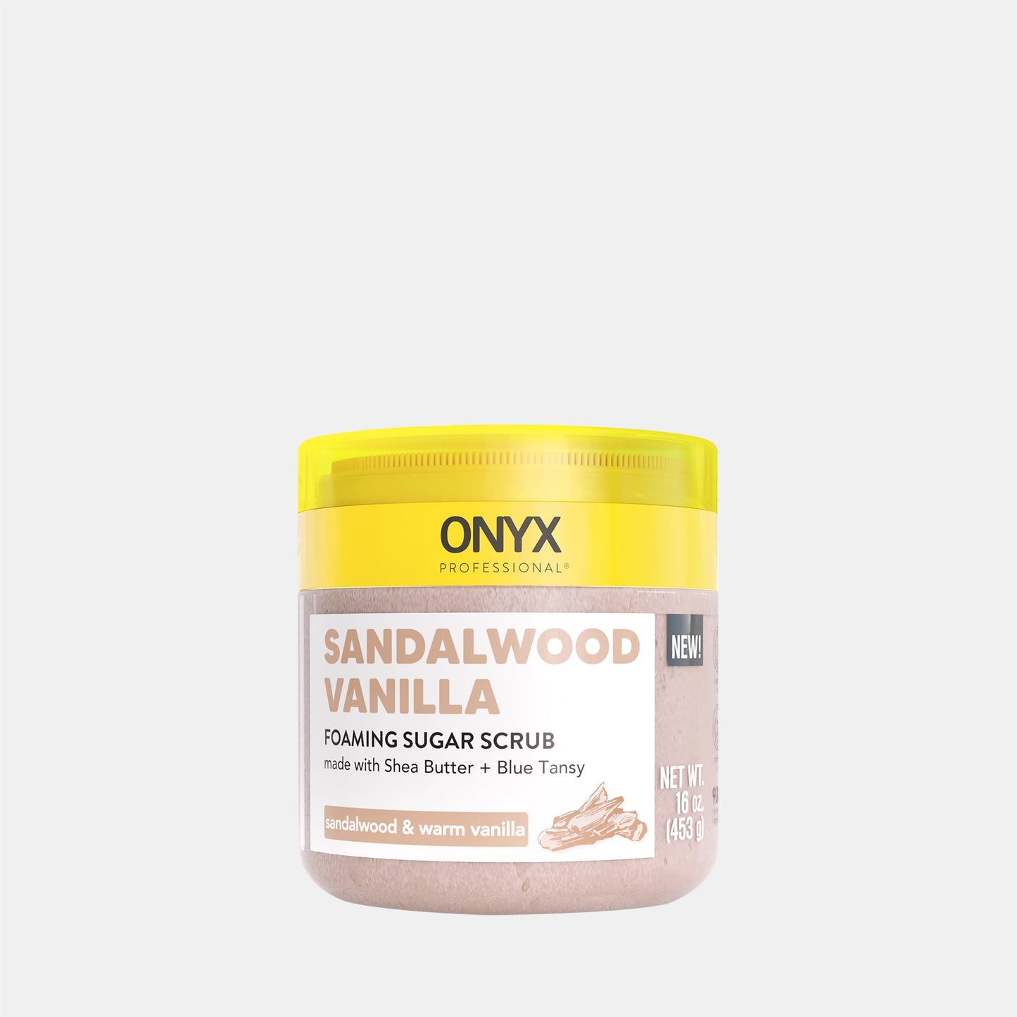 ONYX Foaming Sugar Scrub - Sandalwood Vanilla