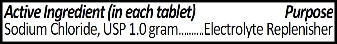 SODIUM CL TB 1GM 100