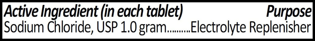 SODIUM CHLORIDE 1 GM TAB 100