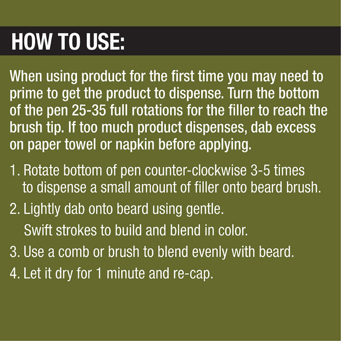 MAGIC SHAVE BEARD FILLER   .05Z