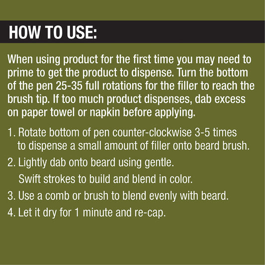 MAGIC SHAVE BEARD FILLER   .05Z