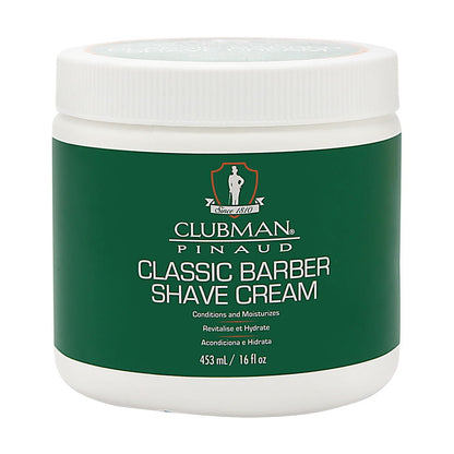 CLUBMAN SHAVE CREAM       16 OZ