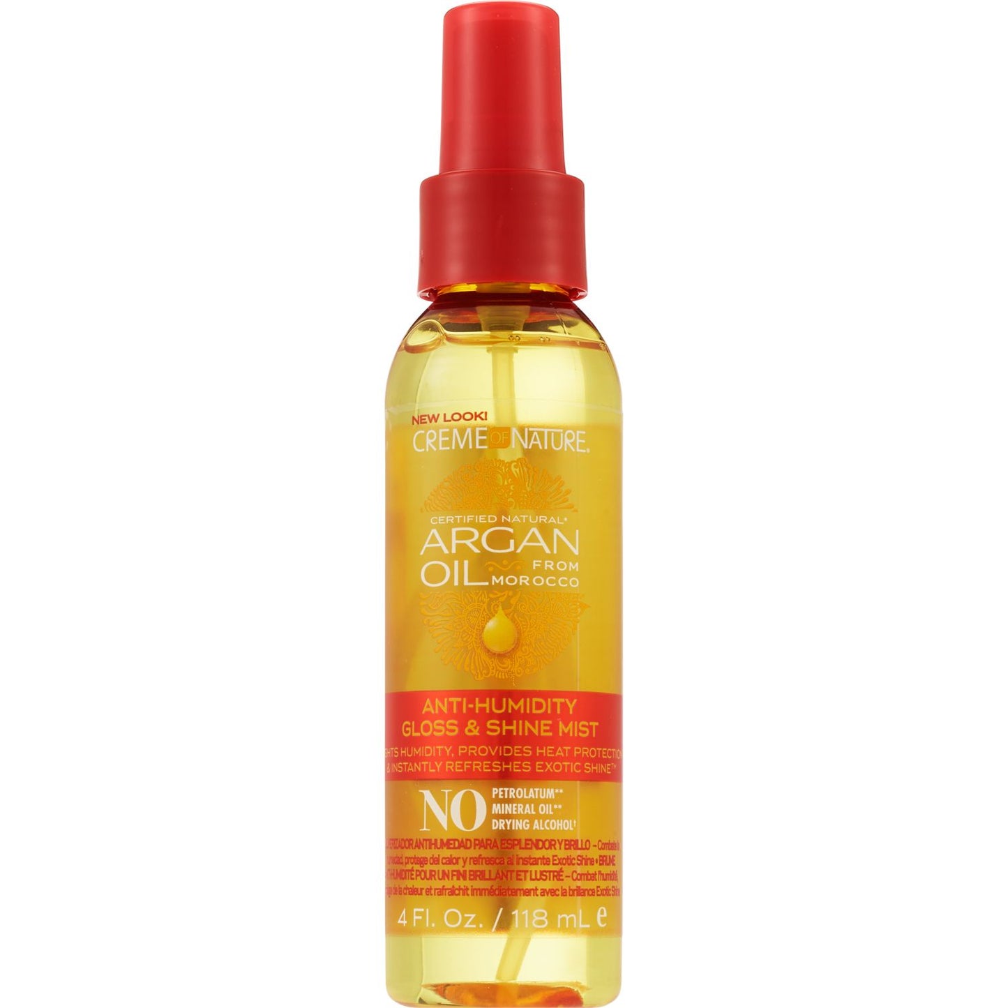 Creme Of Nature Argan Oil Anti -Humidity Gloss/Shine Mist 4oz