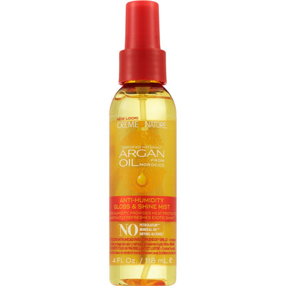 Creme Of Nature Argan Oil Anti -Humidity Gloss/Shine Mist 4oz