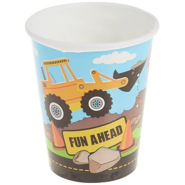Blue & Green Dinosaur 9oz Paper Cups, 8 count