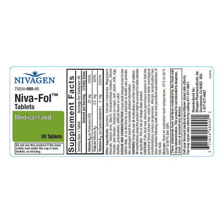 NIVA-FOL TB 2-25-2.5MG 90