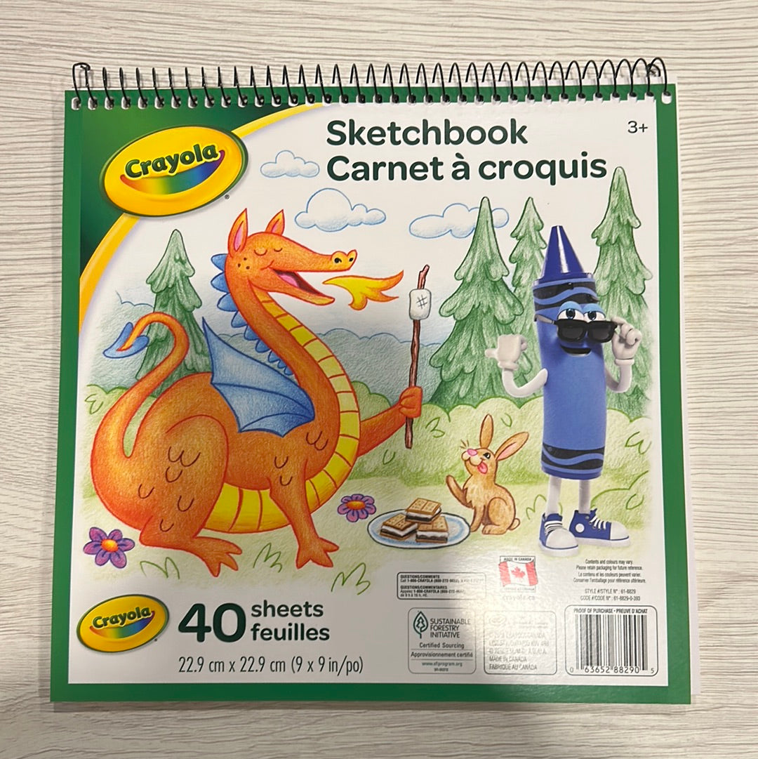 Crayola Kid's Sketchbook, 40 pages