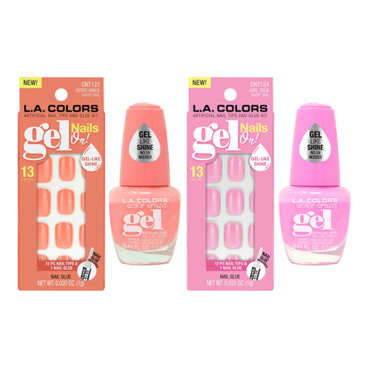 L.A. Colors Nail Vibe Artificial Nail Tips - Inspire