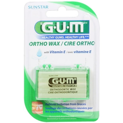 GUM ORTHODONTIC WAX MINT VIT E/ALOE