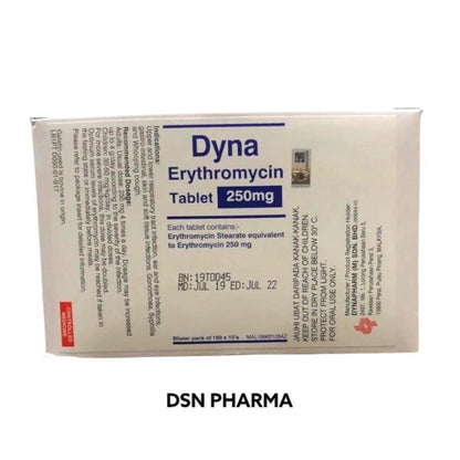 ERYTHROMYCIN TB 250MG 30