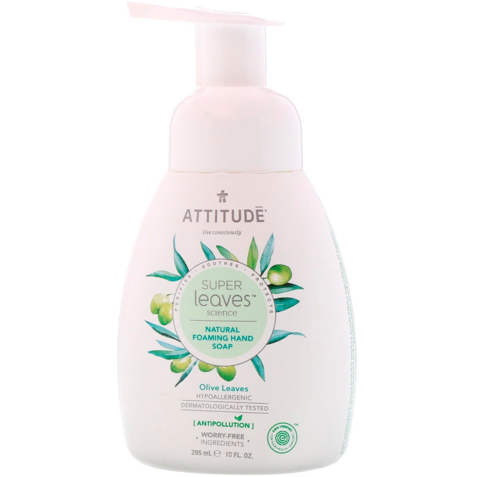 ATTITUDE HAND SOAP,OLIVE LEAVES