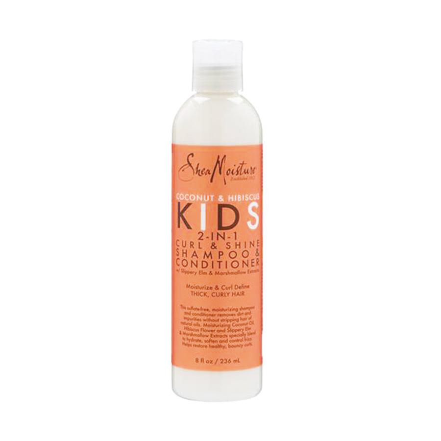 Shea Moisture Kids Shampoo 2-In-1 Coconut & Hibiscus 8oz