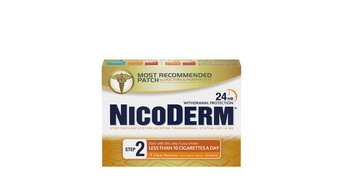 NICODERM CQ 14MG PATCH CLEAR 14CT