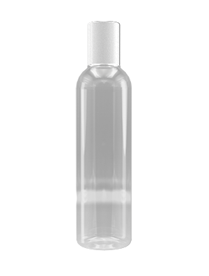 BOTTLE CLEAR PLASTIC 8 OZ