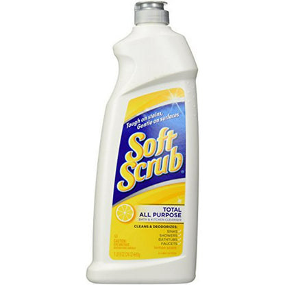 SOFT SCRUB LQ 8X24OZ LEMON