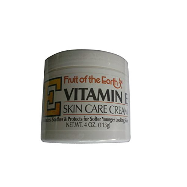 ALOE VITAMIN E CREAM 4OZ FRUIT EARTH