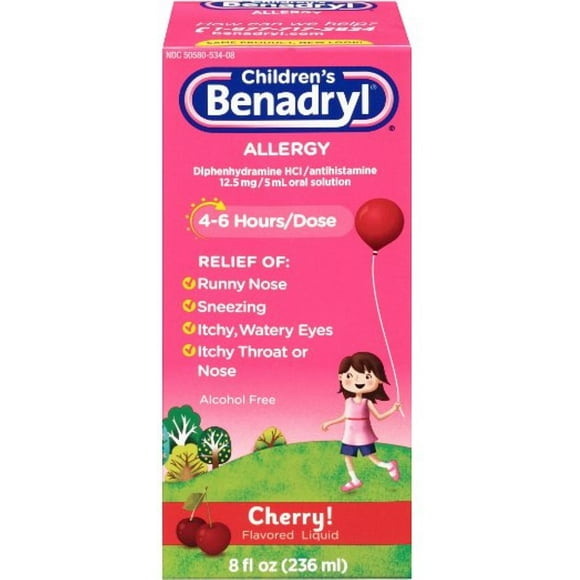 BENADRYL CHD LQ 12.5MG/5ML 118ML