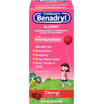 BENADRYL CHD LQ 12.5MG/5ML 118ML