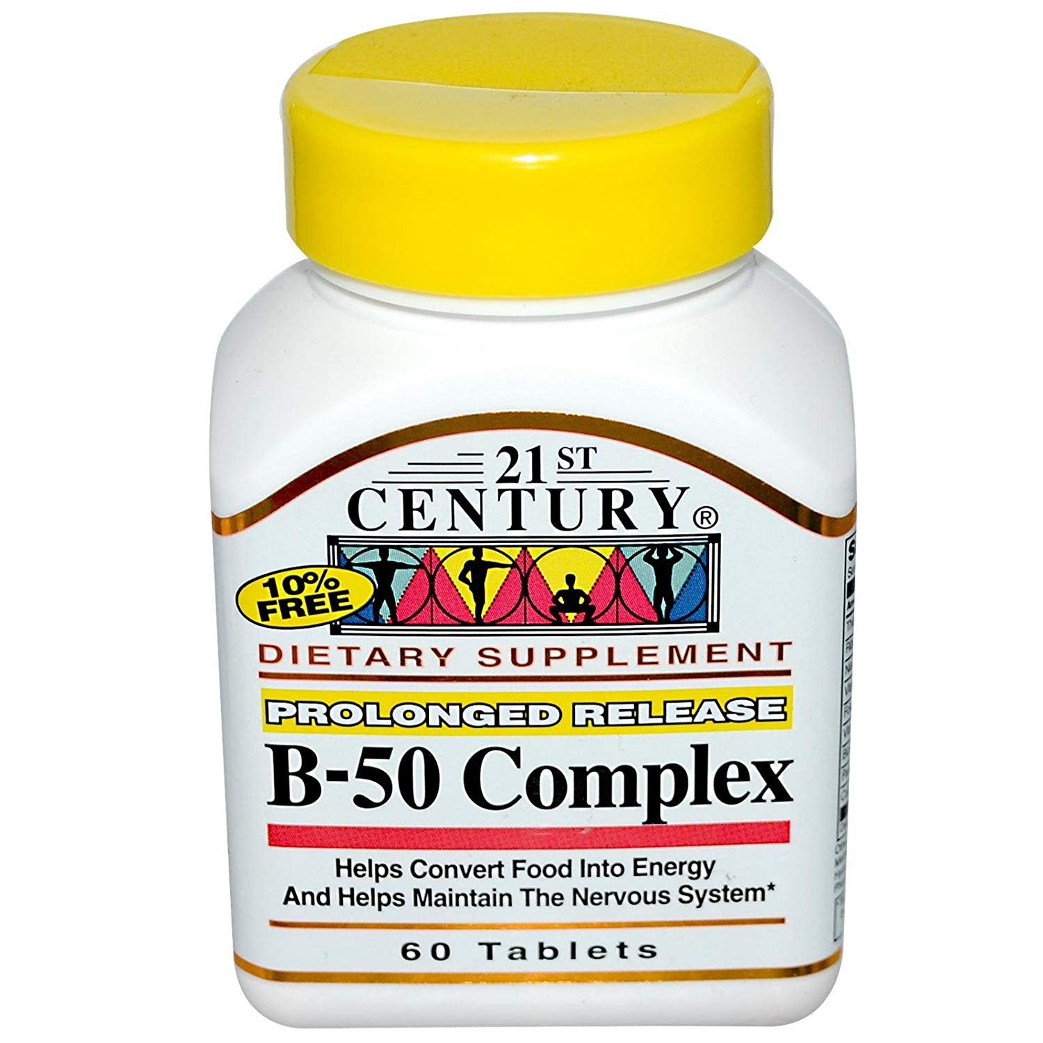 VIT B-50 COMPLEX TR TABS 60CT 21ST CENT
