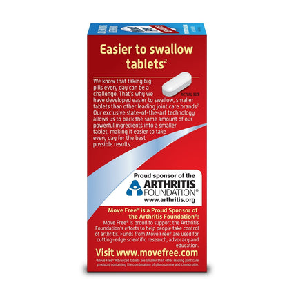 MOVE FREE ADVANCED W/MSM VIT D TAB 80CT