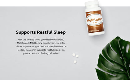 GNP MELATONIN 3 MG TAB 100